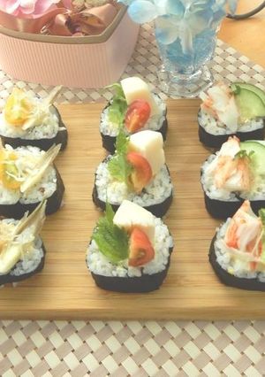 かまぼこdeなんちゃってにぎらずし-レシピのメイン写真
