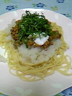 納豆パスタ-レシピのメイン写真