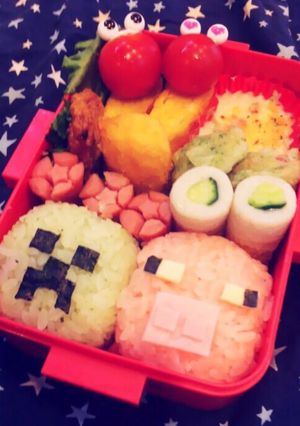 マインクラフト(マイクラ) キャラ弁-レシピのメイン写真
