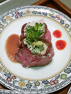 ローストビーフポテトサラダ巻・お通し-レシピのメイン写真