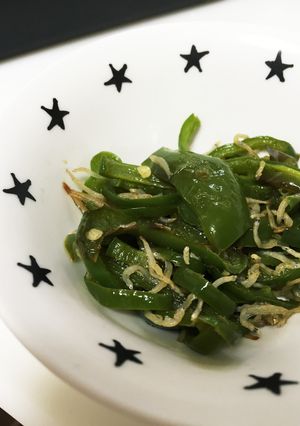 ピーマンとジャコ炒め-レシピのメイン写真