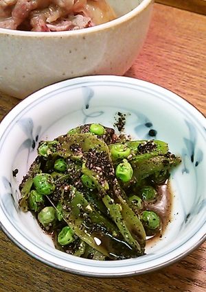 スナップエンドウ胡麻和え-レシピのメイン写真