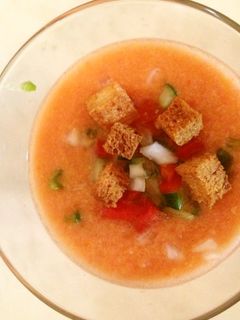 バルセロナのガスパチョ冷たいトマトスープ-レシピのメイン写真