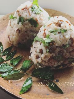 簡単!美味♪ちりめん山椒×16穀おにぎり-レシピのメイン写真