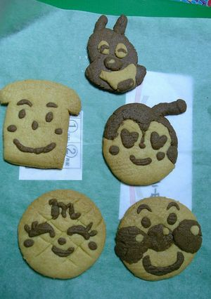 アンパンマンクッキー-レシピのメイン写真