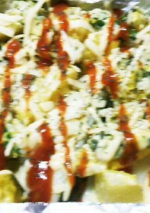 夏野菜と鱈のピザ風グリル焼き♪-レシピのメイン写真