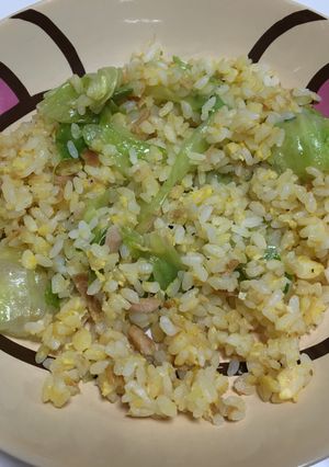 ツナ缶でレタスチャーハン-レシピのメイン写真