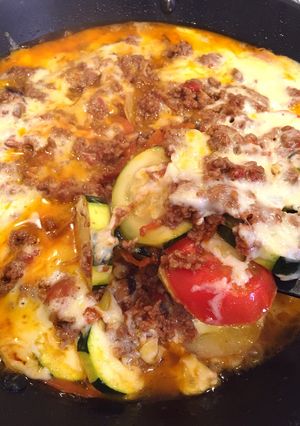 たっぷり夏野菜のミートソース焼き-レシピのメイン写真