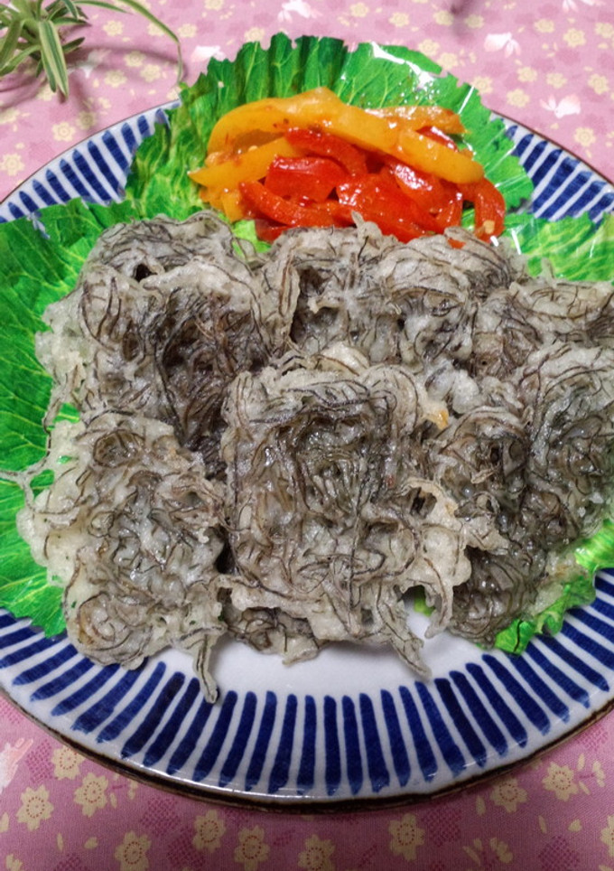 生モズクのかき揚げ-レシピのメイン写真