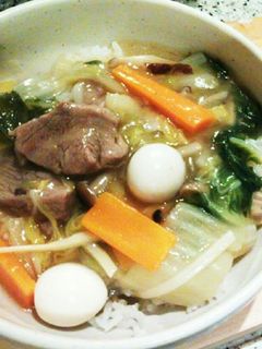 鍋ひとつ早っ!楽っ!旨っ!中華丼-レシピのメイン写真