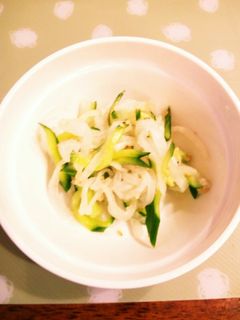 めっちゃ簡単!大根の梅肉和え-レシピのメイン写真
