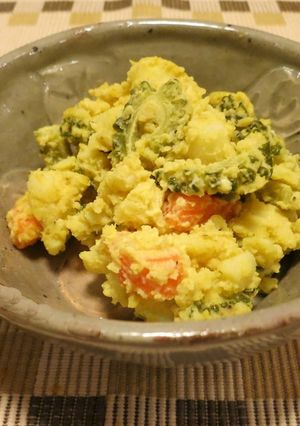 カレー風味：ゴーヤのポテトサラダ♪-レシピのメイン写真