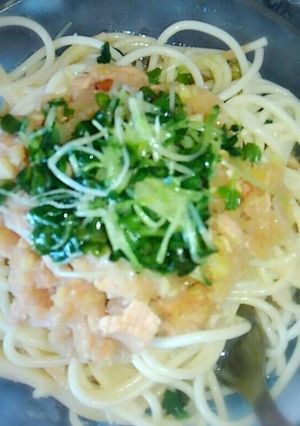 夏にオススメサッパリツナおろしパスタ-レシピのメイン写真