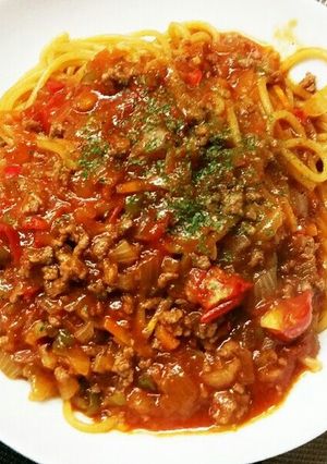 フレッシュトマトたっぷりミートソース-レシピのメイン写真