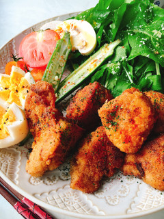 ブライン液で胸肉柔らかナンプラー唐揚げ-レシピのメイン写真