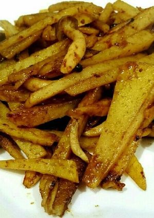 副菜に♪簡単じゃがいものカレーきんぴら-レシピのメイン写真