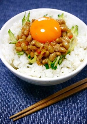簡単！ミニ丼☆キムチ納豆-レシピのメイン写真