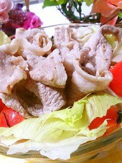 豚しゃぶで♪♪ さっぱり胡麻ダレ素麺!!-レシピのメイン写真