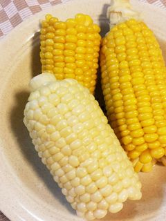 炊飯器使用♪とうもろこしの蒸し方-レシピのメイン写真