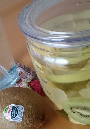 キゥイとパインのリンゴ酢ドリンク-レシピのメイン写真