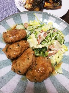 バジルつくね-レシピのメイン写真