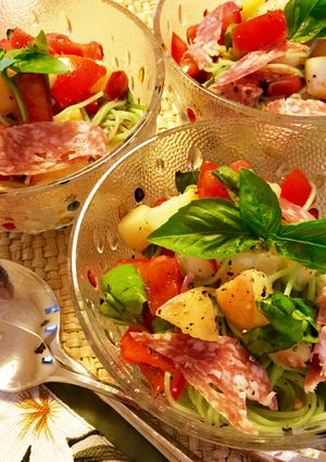 さっぱり最高◎桃トマトのイタリアン素麺-レシピのメイン写真