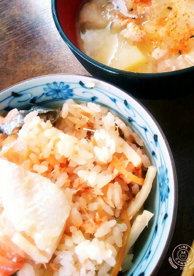 鮭の簡単炊き込みご飯-レシピのメイン写真