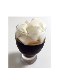 コーヒー寒天とミルク寒天のぷるぷるコラボ-レシピのメイン写真
