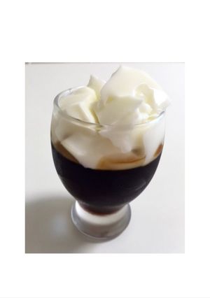 コーヒー寒天とミルク寒天のぷるぷるコラボ-レシピのメイン写真