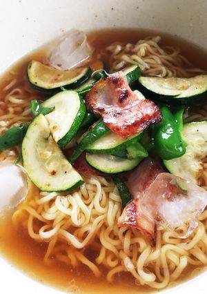 サッパリ！夏のインスタントラーメン☆-レシピのメイン写真