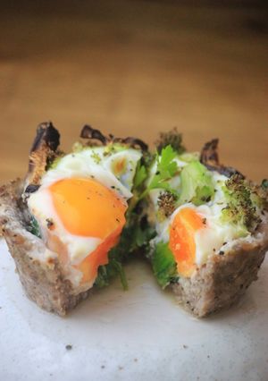 朝ごはんソーセージカップ (ローカーボ)-レシピのメイン写真