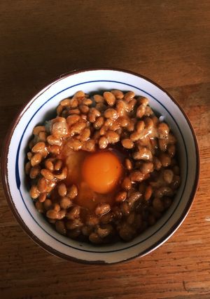 納豆卵丼~焼肉のタレをかけて~-レシピのメイン写真