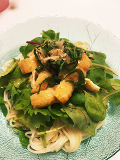 油揚げのサラダ麺-レシピのメイン写真