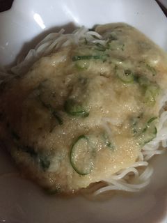 トロロ素麺-レシピのメイン写真