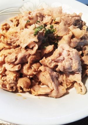 簡単☆豚肉のねりごま和え-レシピのメイン写真