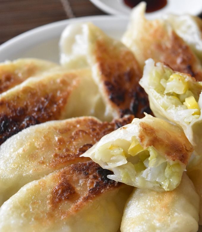 コーンとキャベツの餃子☆さっぱり夏味-レシピのメイン写真