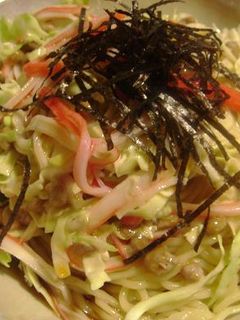 キャべ納豆で冷やし中華☆-レシピのメイン写真