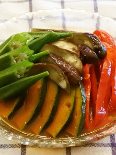 時短&作り置き❀ 夏野菜の 揚げ浸し風❀-レシピのメイン写真