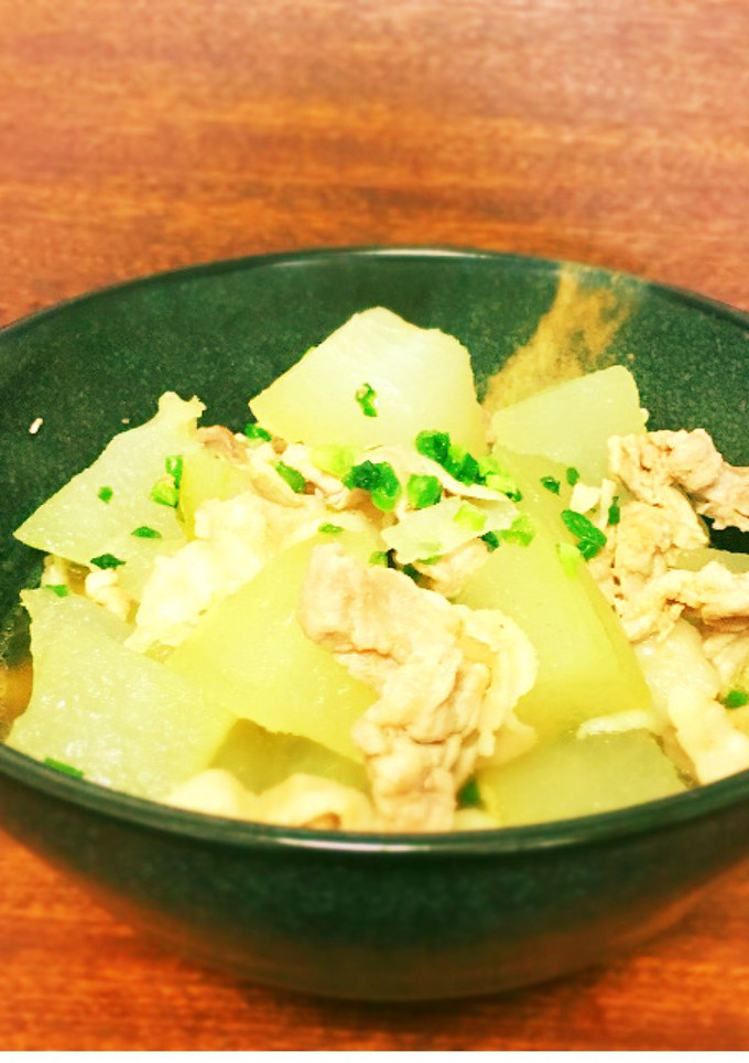 簡単☆材料3つの冬瓜と豚肉のとろとろ煮-レシピのメイン写真
