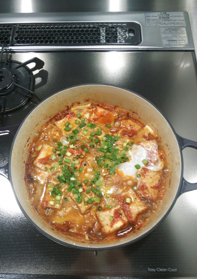 キムチと厚揚げの煮物-レシピのメイン写真