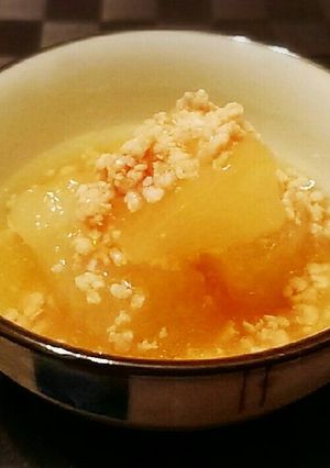 簡単美味♪とろ柔～冬瓜と鶏挽き肉の煮物♡-レシピのメイン写真