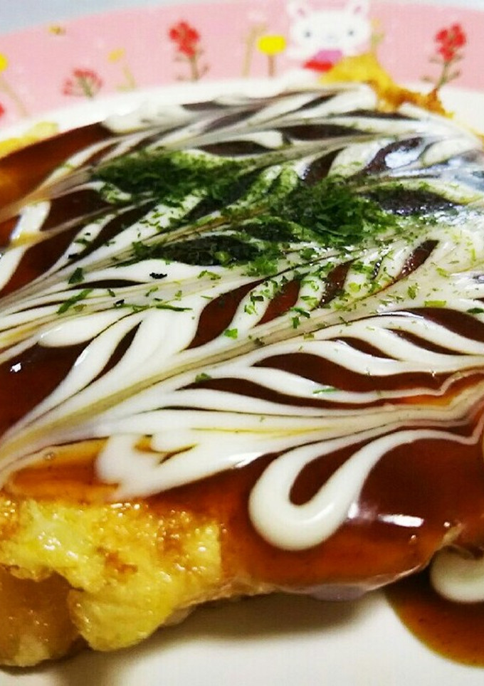 厚揚げで小麦粉なしのヘルシーお好み焼き！-レシピのメイン写真