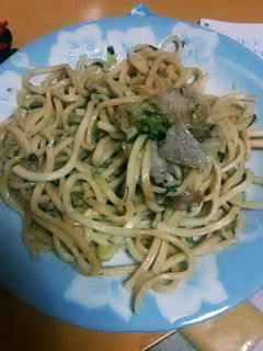 簡単 豚肉の大葉入り焼きうどん-レシピのメイン写真