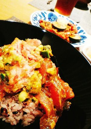 ウマウマ♪簡単ねぎトロアボカド丼-レシピのメイン写真