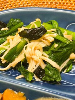 小松菜と海苔のお浸し-レシピのメイン写真