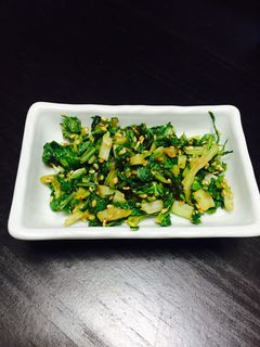セロリの葉の醤油炒め-レシピのメイン写真
