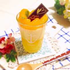A picture of 簡単＊自然に2層になるオレンジババロア♡.