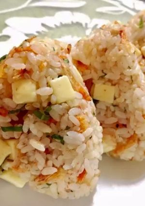 桜海老チーズ大葉おかかの混ぜご飯-レシピのメイン写真