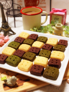 アーミーカラー♡な3種のクッキー♪-レシピのメイン写真