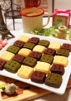 アーミーカラー♡な3種のクッキー♪-レシピのメイン写真